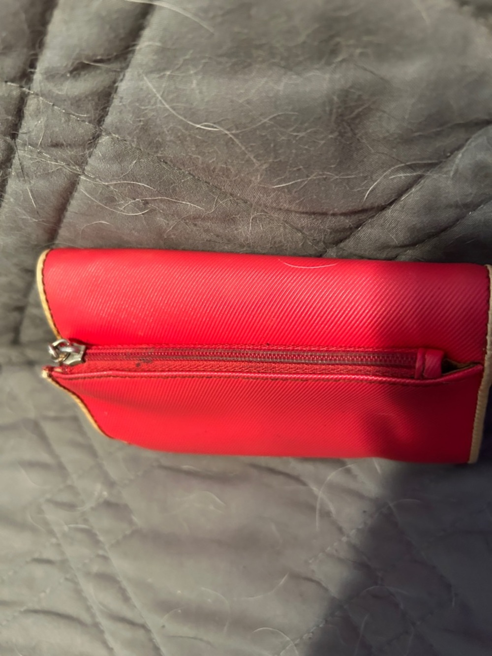 Tommy Hilfiger Red Trifold Wallet with Contrast Trim - Picture 5 of 11